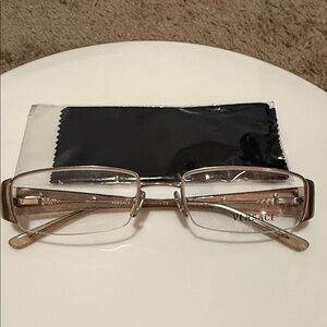 Versace Women's Gold Eyeglasses